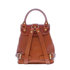 Rosaura Tan Italian Leather Backpack<Carl Scarpa New