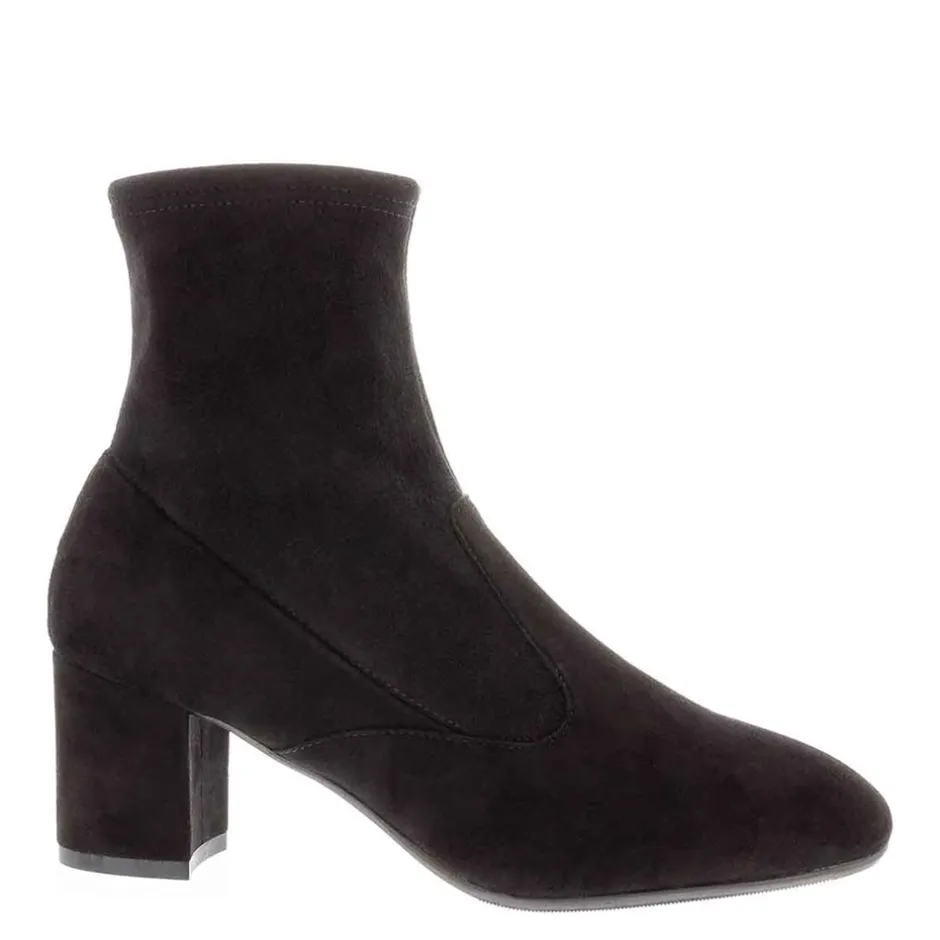 Rose Black Suede Ankle Boots<Carl Scarpa New