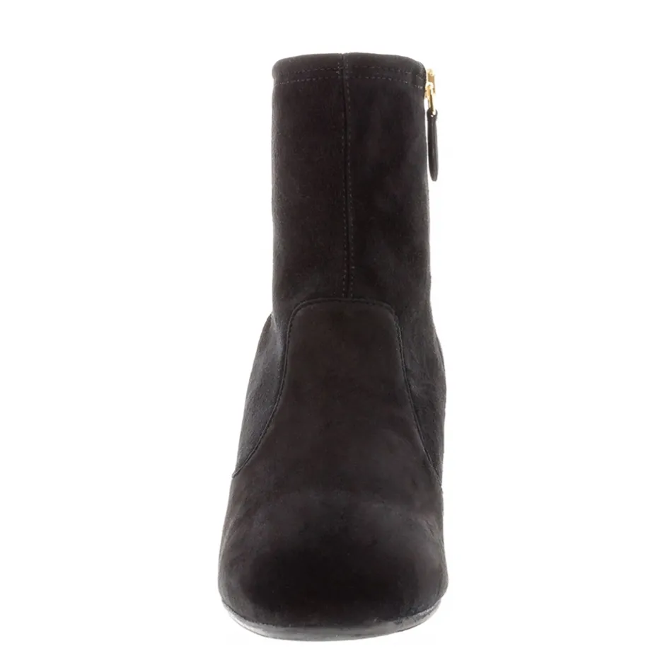 Rose Black Suede Ankle Boots<Carl Scarpa New