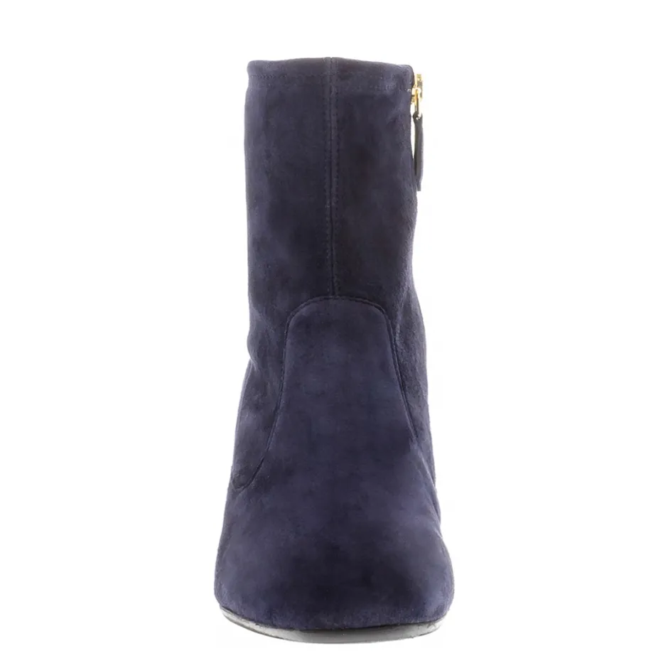 Rose Navy Suede Ankle Boots<Carl Scarpa Online