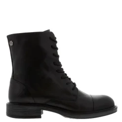 Rosemarie Black Leather Lace Up Ankle Boots<Carl Scarpa Sale