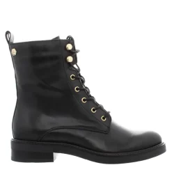 Roux Black Leather Lace Up Ankle Boots<Carl Scarpa Discount