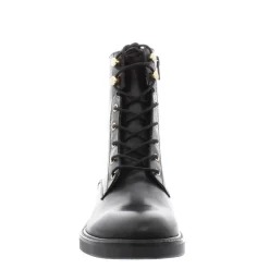 Roux Black Leather Lace Up Ankle Boots<Carl Scarpa Discount