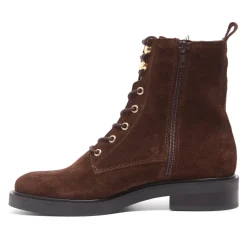 Roux Brown Suede Lace Up Ankle Boots<Carl Scarpa Hot