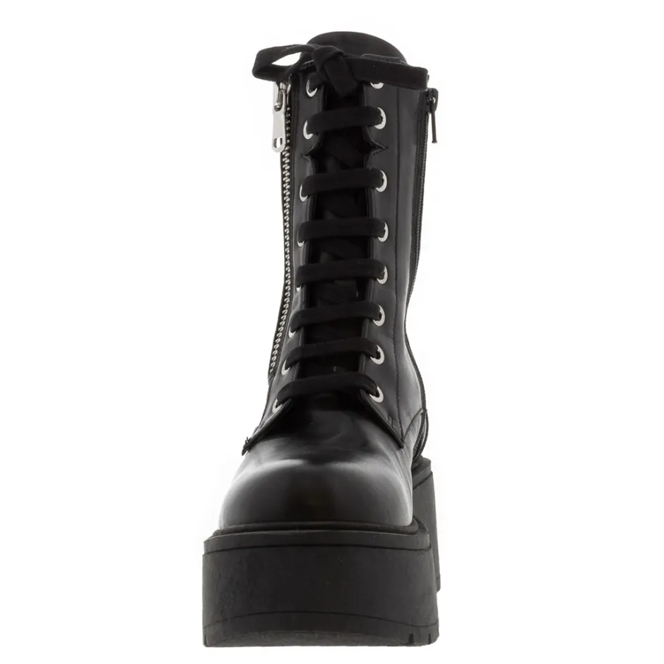 Sabbati Black Leather Ankle Boots<Carl Scarpa Cheap