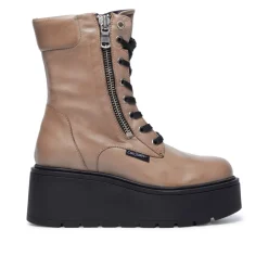 Sabbati Taupe Leather Ankle Boots<Carl Scarpa Sale