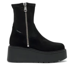 Saluzzo Black Suede Ankle Boots<Carl Scarpa Online