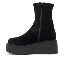 Saluzzo Black Suede Ankle Boots<Carl Scarpa Online