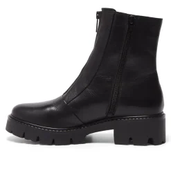 Sanica Black Leather Ankle Boots<Carl Scarpa Shop