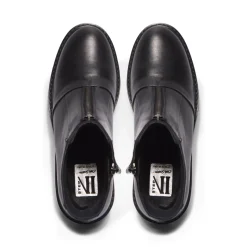 Sanica Black Leather Ankle Boots<Carl Scarpa Shop