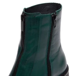 Sanica Teal Leather Zip-Up Ankle Boots<Carl Scarpa Flash Sale