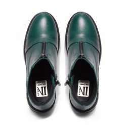 Sanica Teal Leather Zip-Up Ankle Boots<Carl Scarpa Flash Sale