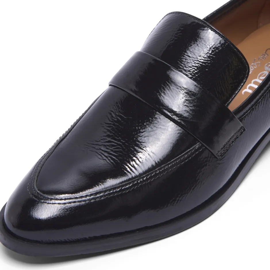 Sarina Black Patent Leather Loafers<Carl Scarpa Outlet