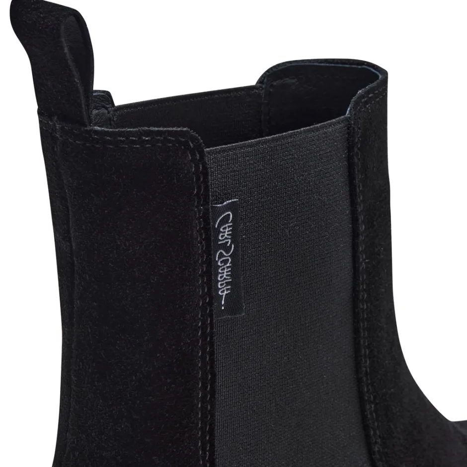 Selessia Black Suede Ankle Boots<Carl Scarpa Best Sale