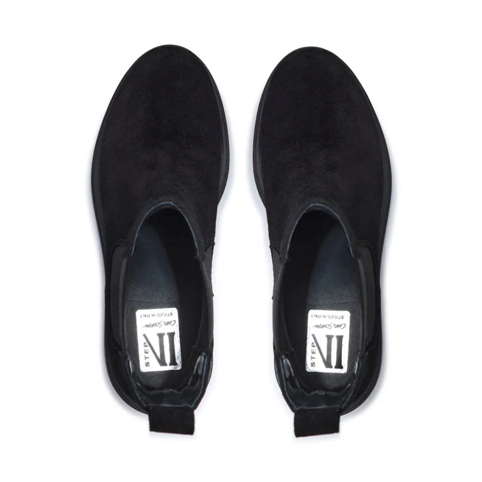 Selessia Black Suede Ankle Boots<Carl Scarpa Best Sale