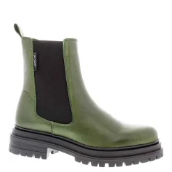 Selessia Green Leather Chelsea Boots<Carl Scarpa Discount