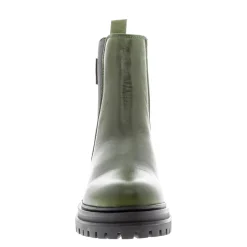Selessia Green Leather Chelsea Boots<Carl Scarpa Discount