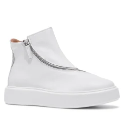 Serpa White Leather Trainers<Carl Scarpa Outlet