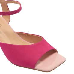 Setallo Fuchsia Block Heel Courts<Carl Scarpa Shop