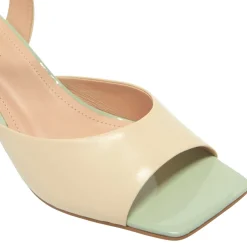 Setallo Off White Block Heel Courts<Carl Scarpa Best