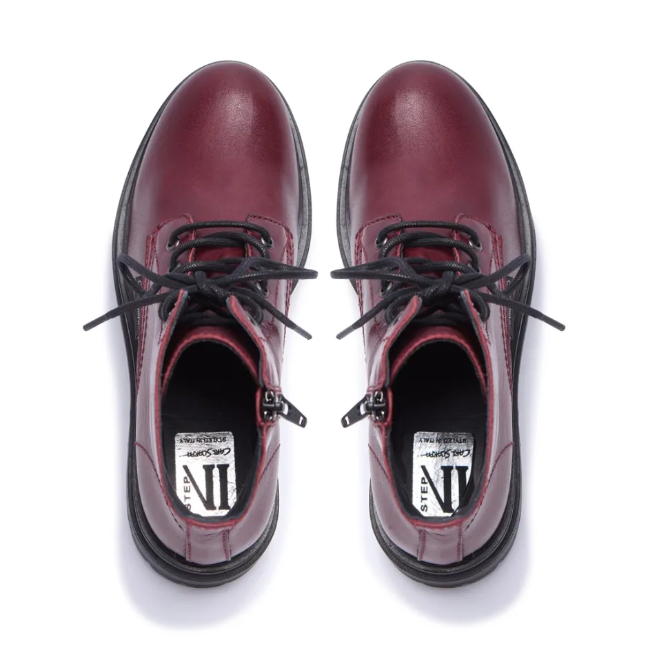 Seville Bordo Leather Ankle Boots<Carl Scarpa Sale