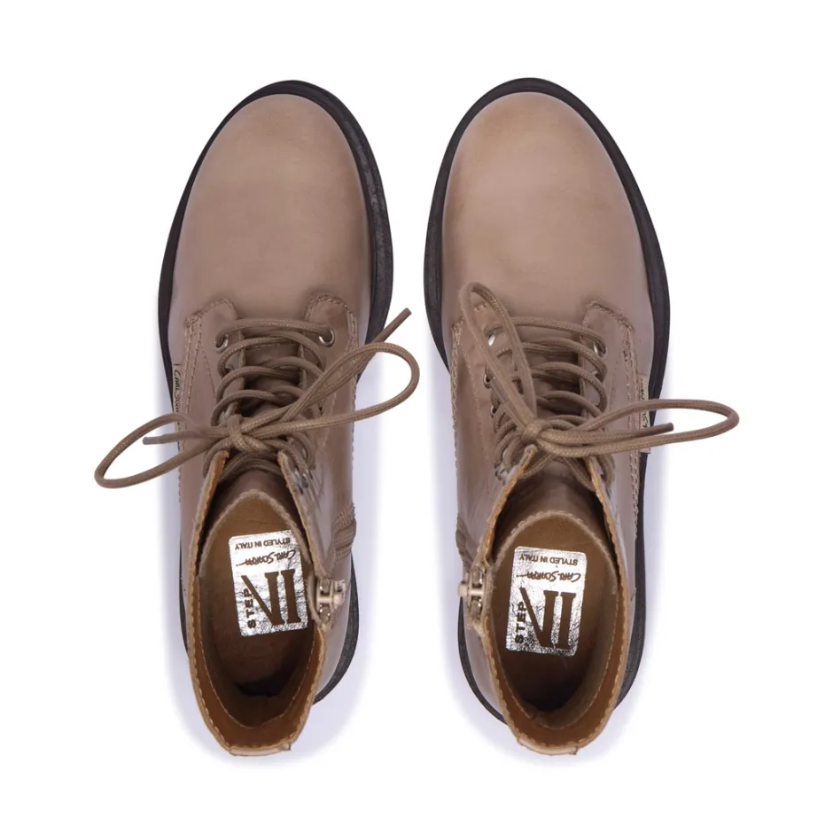 Seville Taupe Leather Ankle Boots<Carl Scarpa Flash Sale
