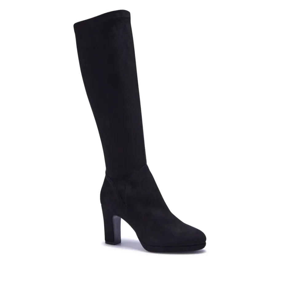 Soleste Black Stretch Long Leg Boot<Carl Scarpa Best Sale