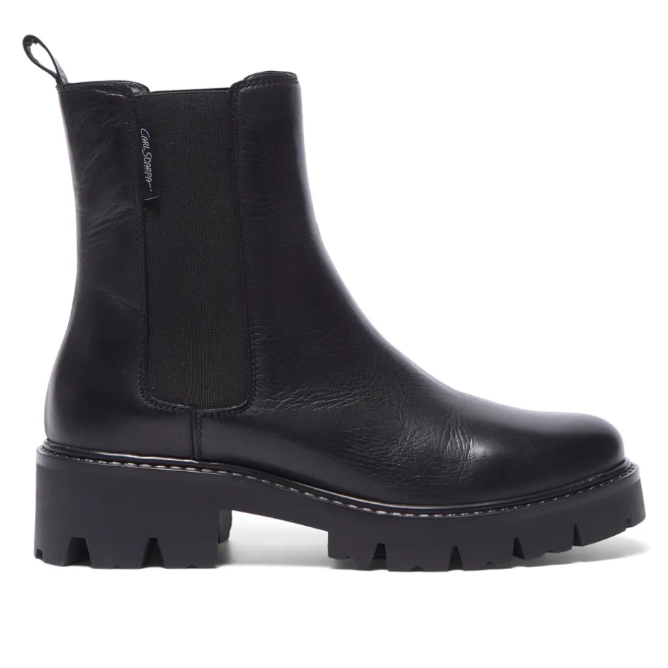 Solette Black Leather Chelsea Boots<Carl Scarpa Outlet