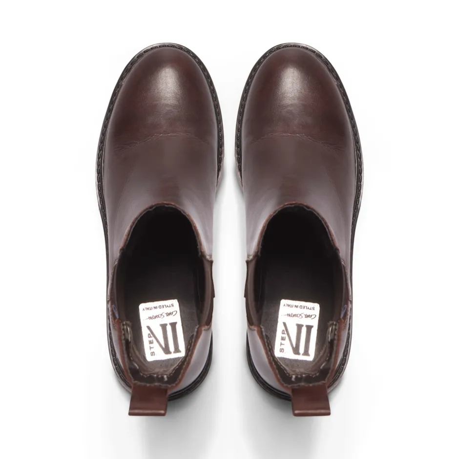 Solette Brown Leather Chelsea Boots<Carl Scarpa Outlet