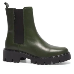 Solette Green Leather Chelsea Boots<Carl Scarpa Clearance