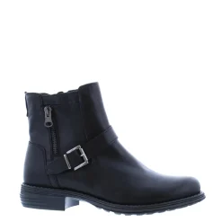 Sumaya Black Leather Ankle Boots<Carl Scarpa Best