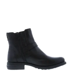 Sumaya Black Leather Ankle Boots<Carl Scarpa Best