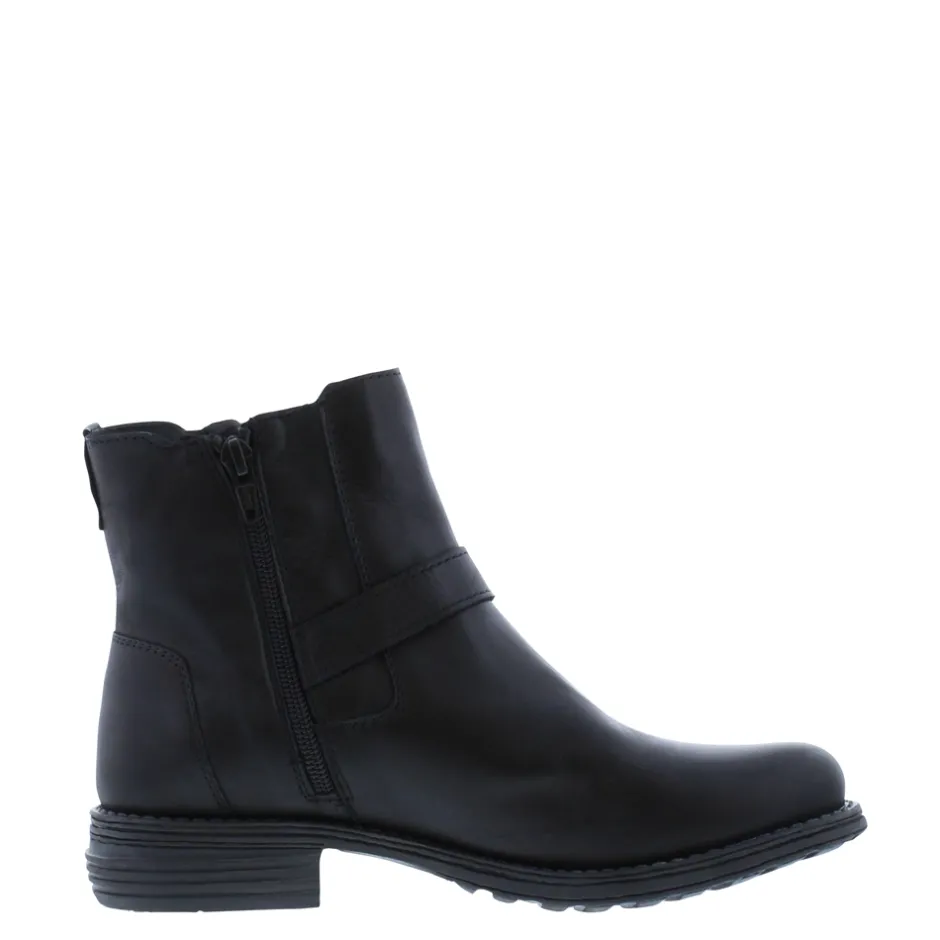 Sumaya Black Leather Ankle Boots<Carl Scarpa Best