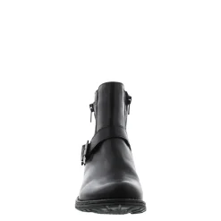 Sumaya Black Leather Ankle Boots<Carl Scarpa Best