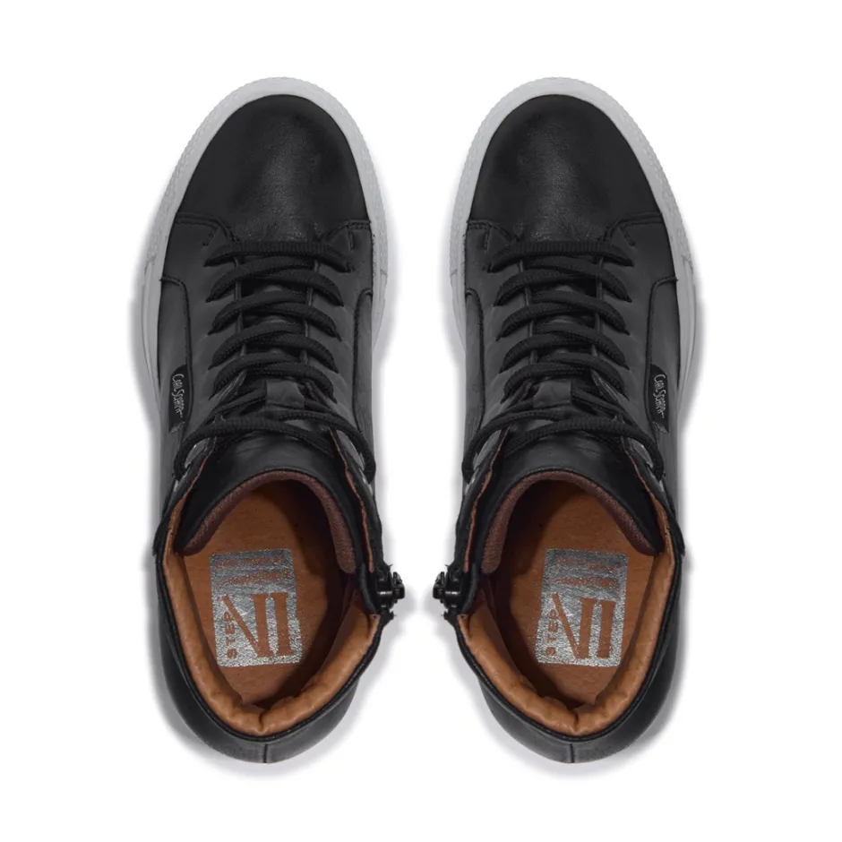 Tabita Black Leather Trainers<Carl Scarpa Online