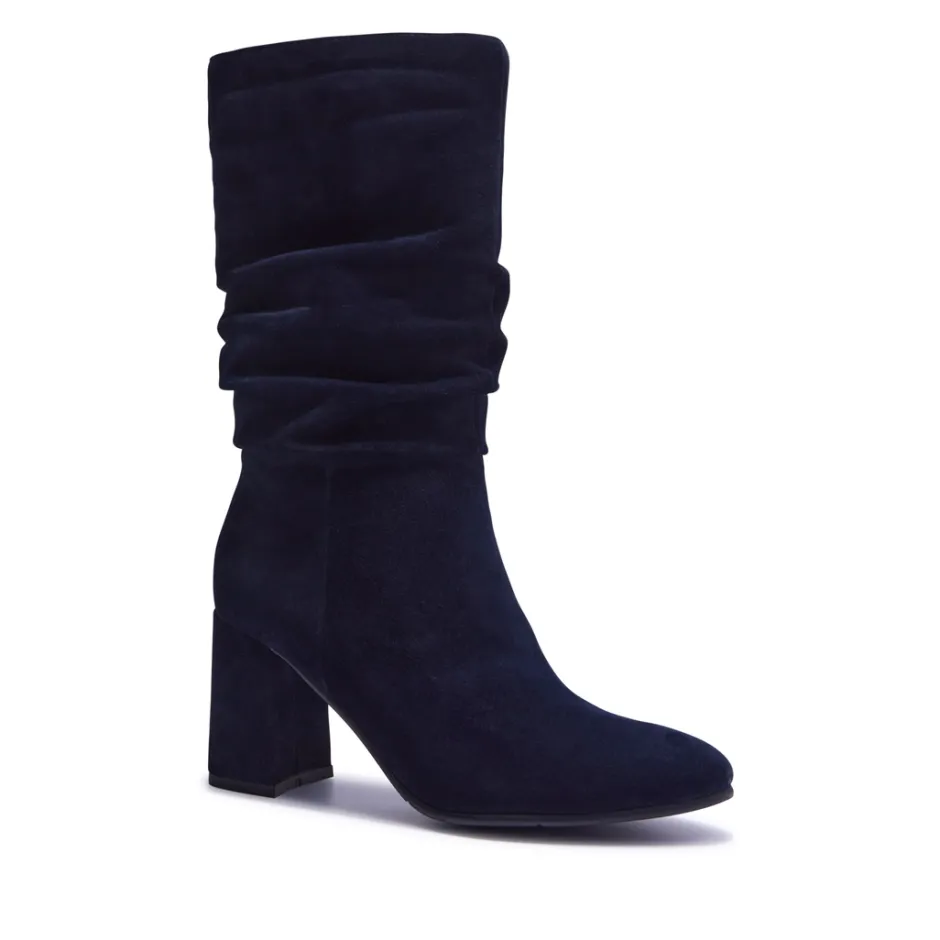 Tipici Navy Suede Ankle Boots<Carl Scarpa Cheap