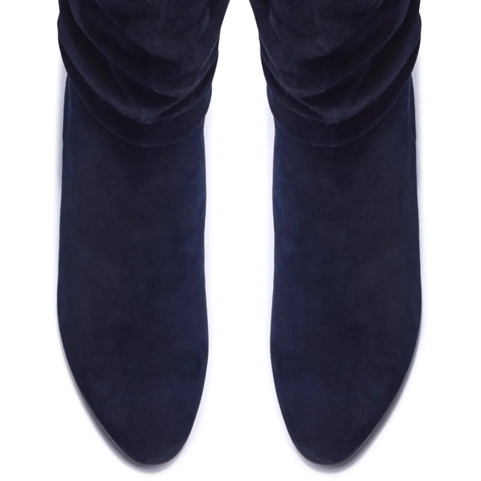 Tipici Navy Suede Ankle Boots<Carl Scarpa Cheap