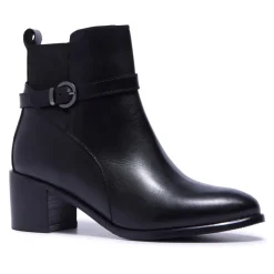 Trimona Black Leather Ankle Boots<Carl Scarpa Online