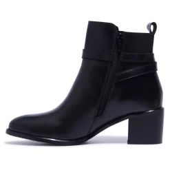 Trimona Black Leather Ankle Boots<Carl Scarpa Online