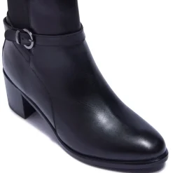 Trimona Black Leather Ankle Boots<Carl Scarpa Online
