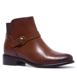 Trisette Tan Leather Ankle Boots<Carl Scarpa Online
