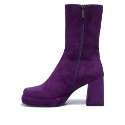 Tropea Purple Suede Ankle Boots<Carl Scarpa Clearance