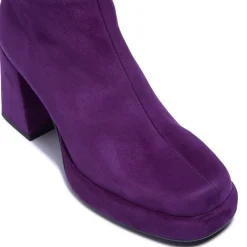 Tropea Purple Suede Ankle Boots<Carl Scarpa Clearance