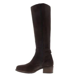 Tucci Brown Suede Chunky Knee High Boots<Carl Scarpa Cheap