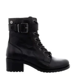 Turner Black Leather Lace Up Ankle Boots<Carl Scarpa Clearance