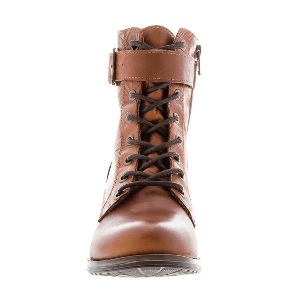 Turner Tan Leather Lace Up Ankle Boots<Carl Scarpa Sale