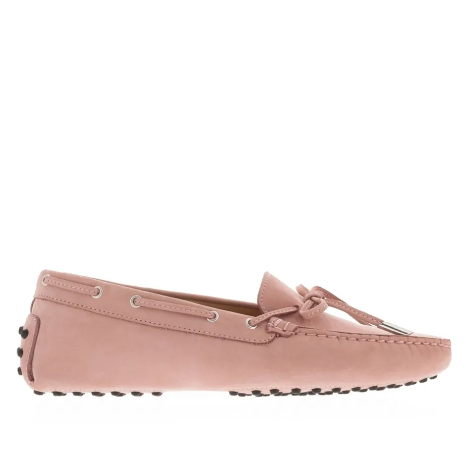 Venerdi Light Pink Nubuck Suede Loafers<Carl Scarpa Best Sale