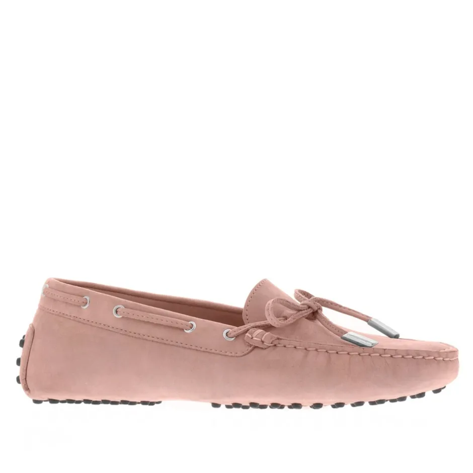 Venerdi Light Pink Nubuck Suede Loafers<Carl Scarpa Best Sale