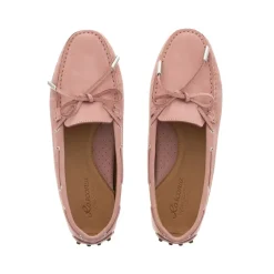 Venerdi Light Pink Nubuck Suede Loafers<Carl Scarpa Best Sale