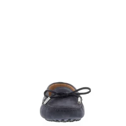 Venerdi Navy Nubuck Suede Loafers<Carl Scarpa New